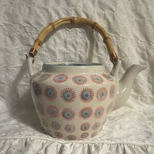Yokohama Studio Miyabi hand-painted ceramic teapot/no lid